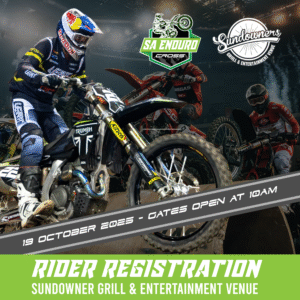 SA Endurocross Rider Registration - 19 October 2025